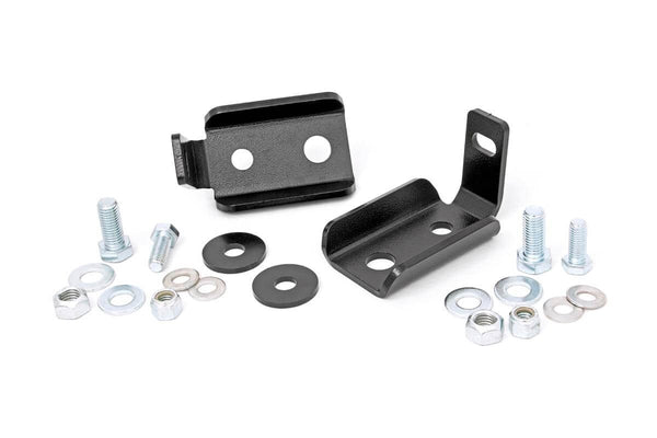 Rough Country Shock Relocation Brackets Front Fits Jeep Wrangler Jk (2007-2018) 1020