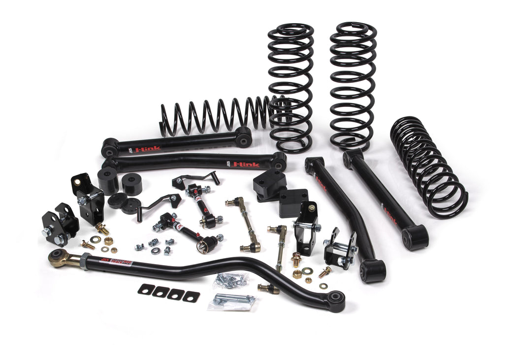 JKS JSPEC121KNS 2018-2024 compatible with Jeep Wrangler (JL) J-Konnect 2.5" 4Dr w/Shock Extension Brackets, STD Rate Coils
