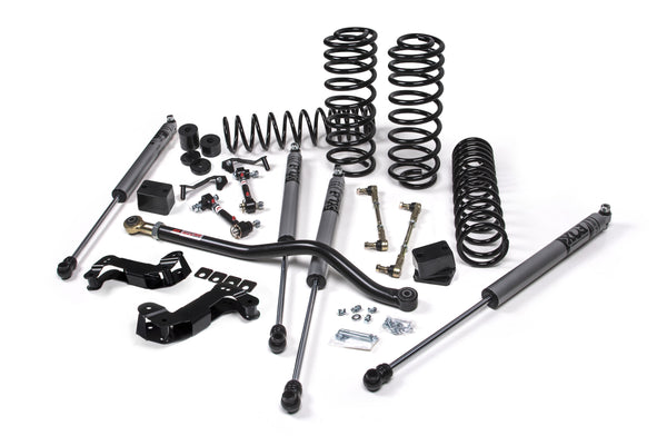 JKS 2018-2024 Fits Jeep Wrangler JL J-Kontrol 2.5" 4Dr W, FOX 2.5 Adventure Series Shocks, HD Rate Coils, Fits 2018-2024 Jeep Wrangler JL JSPEC138KFA