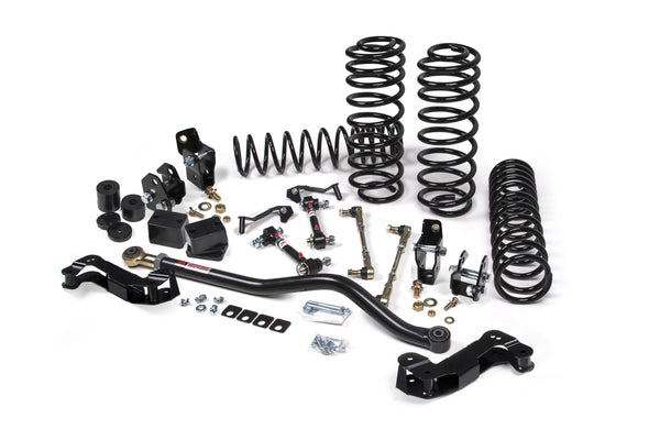 JKS 2018-2024 Fits Jeep Wrangler JL J-Kontrol 2.5" 4Dr W, Shock Extension Brackets, HD Rate Coils, Fits 2018-2024 Jeep Wrangler JL JSPEC138KNS