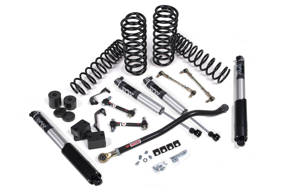 JKS 2018-2024 Fits Jeep Wrangler JL J-Venture 2.5" 4Dr W, FOX 2.5 Performance Series Shocks, HD Rate Coils, Fits 2018-2024 Jeep Wrangler JL JSPEC118PS