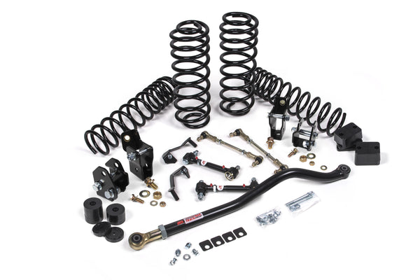JKS 2018-2024 Fits Jeep Wrangler JL J-Venture 2.5" 4Dr W, Shock Extension Brackets, HD Rate Coils, Fits 2018-2024 Jeep Wrangler JL JSPEC118KNS