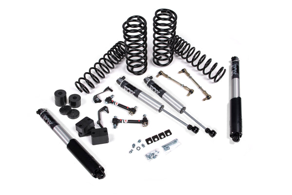 JKS 2018-2024 Fits Jeep Wrangler JL 1.5" Suspension Lift Kit, 1" Rear, Coil Spring W, J-link Arms- FOX 2.5 Performance Series Shocks, Fits 2018-2024 Jeep Wrangler JL JSPEC177PS