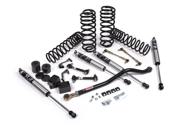 JKS 2007-2018 Fits Jeep Wrangler JK J-Venture 4Dr 2.5in System W, FOX 2.0 Performance Series Shocks, Fits 2007-2018 Jeep Wrangler JK JSPEC102KFP