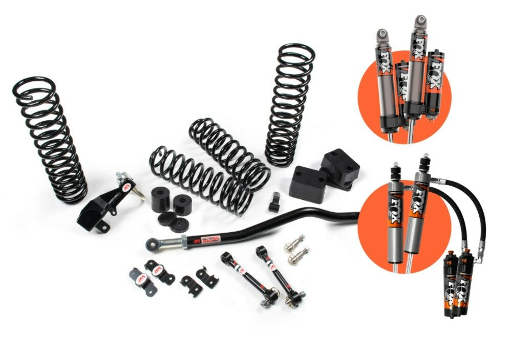 JKS 2007-2018 Fits Jeep Wrangler JK RHD 4WD 3.5" Front Rear Suspension Lift Kit J- Venture- FOX 2.5 Pes R, R Dsc 2DR, Fits 2007-2018 Jeep Wrangler JK JSPEC105PES