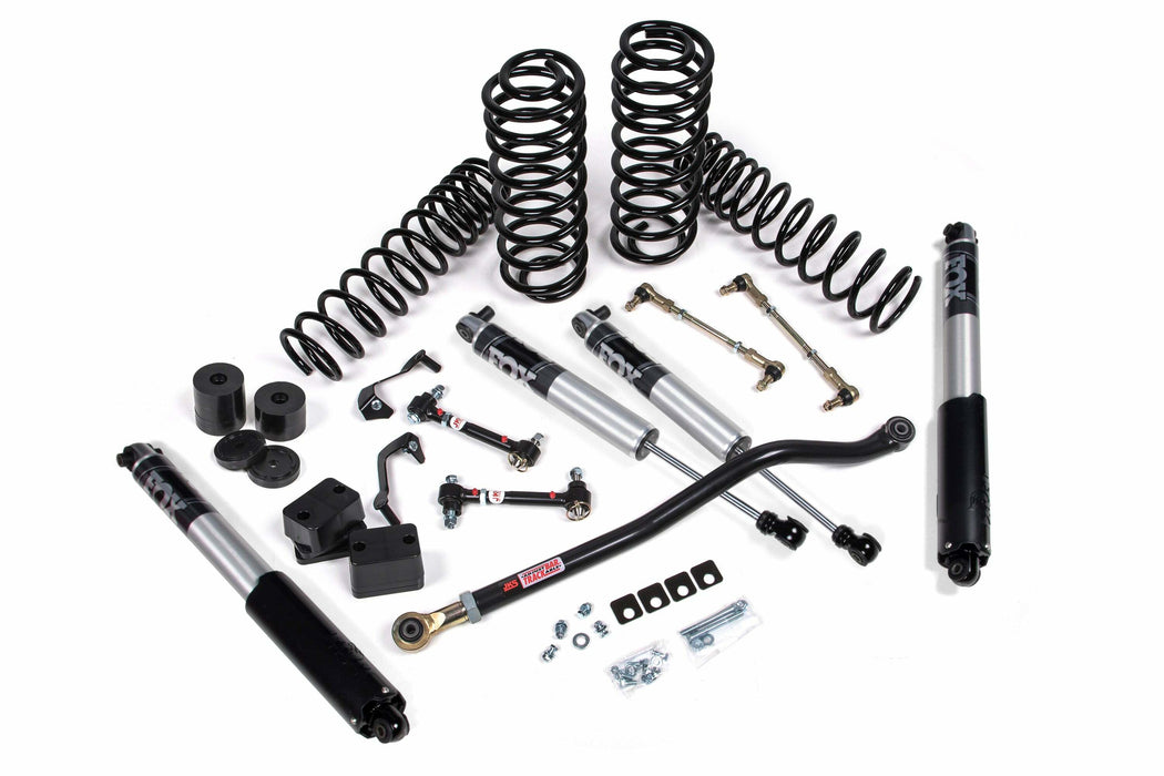 JKS JSPEC117KFA 2018-2024 compatible with Jeep Wrangler (JL) J-Venture 2.5" 4Dr w/Fox Adventure Series Shocks, STD Rate Coils