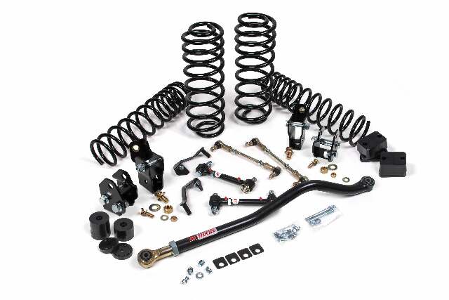 JKS JSPEC117KNS 2018-2024 compatible with Jeep Wrangler (JL) J-Venture 2.5" 4Dr w/Shock Extension Brackets, STD Rate Coils