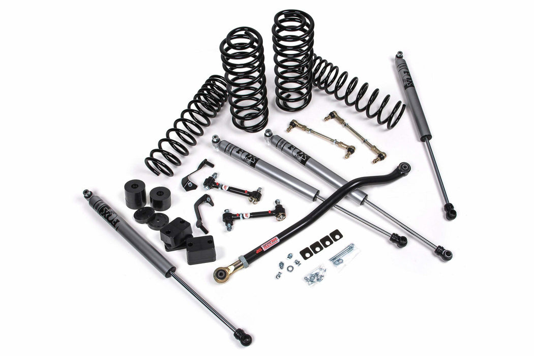 JKS JSPEC117PES 2018-2024 compatible with Jeep Wrangler (JL) J-Venture 2.5" 4Dr w/Fox 2.5 Performance Elite Series Shocks, STD Rate Coils