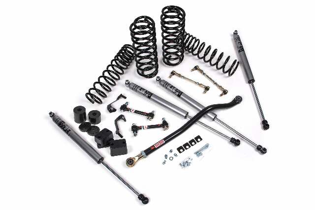 JKS JSPEC118KFA 2018-2024 compatible with Jeep Wrangler (JL) J-Venture 2.5" 4Dr w/Fox Adventure Series Shocks, HD Rate Coils