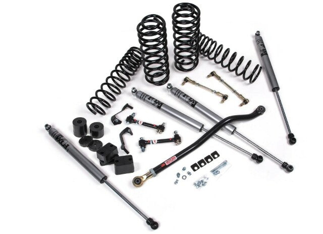 JKS JSPEC120KFA 2018-2024 compatible with Jeep Wrangler (JL) J-Venture 3.5" 4Dr w/Fox Adventure Series Shocks, HD Rate Coils