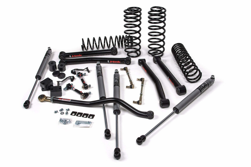 JKS JSPEC107KFP 2018-2024 Jeep Wrangler (JL) J-Konnect 2.5" 4Dr w/Jspec Shocks, STD Rate Coils