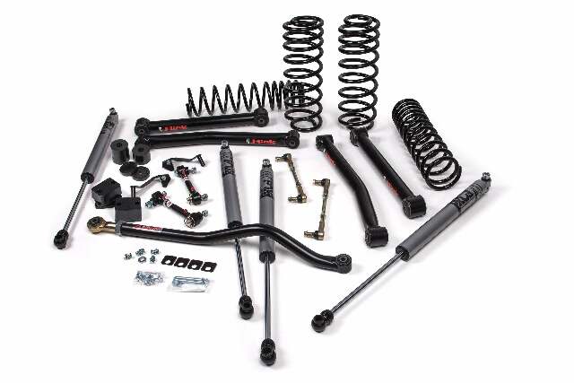 JKS JSPEC121KFP 2018-2024 compatible with Jeep Wrangler (JL) J-Konnect 2.5" 4Dr w/Fox 2.0 Performance Series Shocks, STD Rate Coils