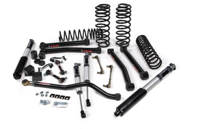JKS JSPEC121PS 2018-2024 compatible with Jeep Wrangler (JL) J-Konnect 2.5" 4Dr w/Fox 2.5 Performance Series Shocks, STD Rate Coils