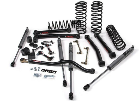 JKS JSPEC122KFA 2018-2024 compatible with Jeep Wrangler (JL) J-Konnect 2.5" 4Dr w/Fox Adventure Series Shocks, HD Rate Coils