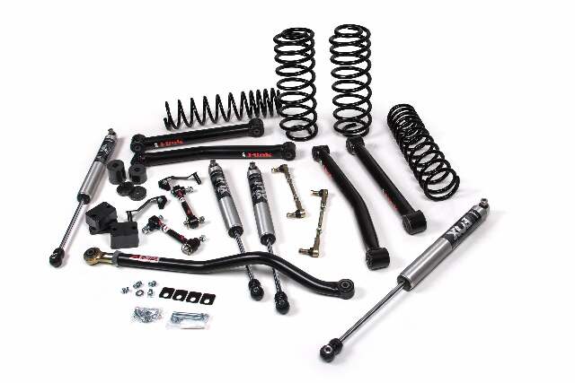 JKS JSPEC124KFP 2018-2024 compatible with Jeep Wrangler (JL) J-Konnect 3.5" 4Dr w/Fox 2.0 Performance Series Shocks, HD Rate Coils