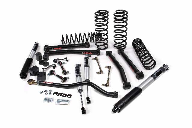 JKS JSPEC124PS 2018-2024 compatible with Jeep Wrangler (JL) J-Konnect 3.5" 4Dr w/Fox 2.5 Performance Series Shocks, HD Rate Coils
