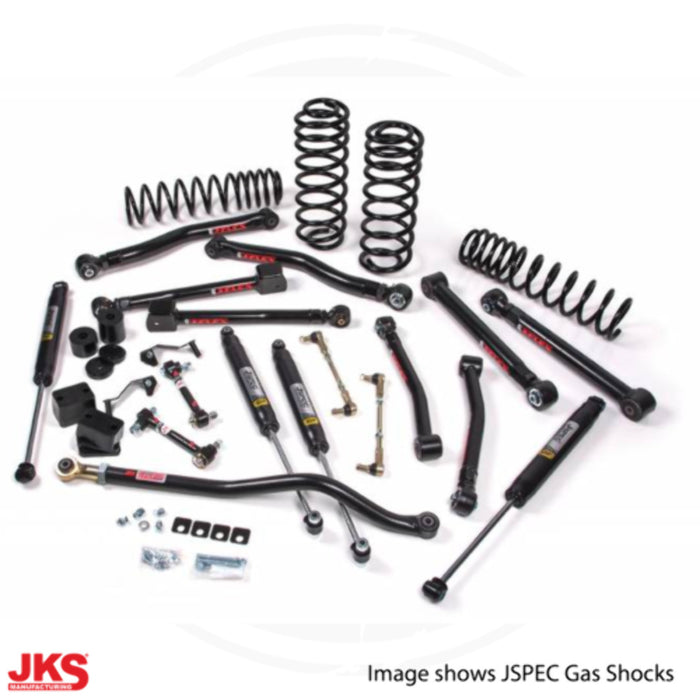 JKS JSPEC125KFP 2018-2024 compatible with Jeep Wrangler (JL) J-Krawl 2.5" 4Dr w/Fox 2.0 Performance Shocks, STD Rate Coils