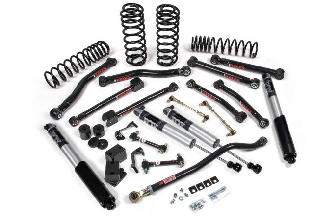 JKS JSPEC125PS 2018-2024 compatible with Jeep Wrangler (JL) J-Krawl 2.5" 4Dr w/Fox 2.5 Performance Shocks, STD Rate Coils