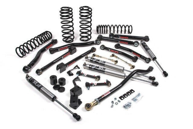 JKS JSPEC127KFP 2018-2024 compatible with Jeep Wrangler (JL) J-Krawl 3.5" 4Dr w/Fox 2.0 Performance Shocks, STD Rate Coils