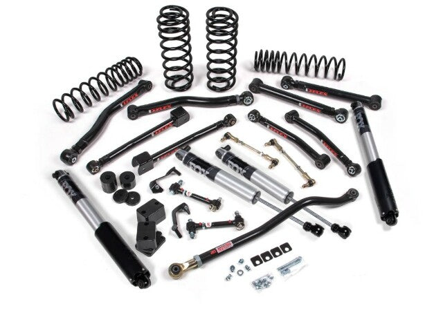 JKS JSPEC127PS 2018-2024 compatible with Jeep Wrangler (JL) J-Krawl 3.5" 4Dr w/Fox 2.5 Performance Shocks, STD Rate Coils