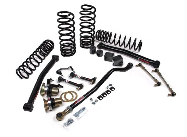 JKS 2018-2024 Fits Jeep Wrangler JL J-Lander 3.5" 4Dr W, Shock Extension Brackets, HD Rate Coils, Fits 2018-2024 Jeep Wrangler JL JSPEC130KNS