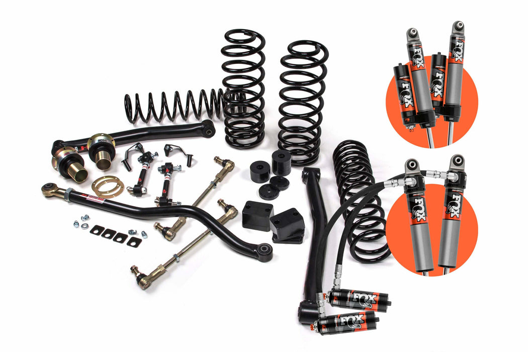 JKS JSPEC9329 2018-2024 Jeep Wrangler (JL) J-Lander 3.5" 4Dr w/Fox 2.5 Performance Elite Shocks, HD Rate Coils