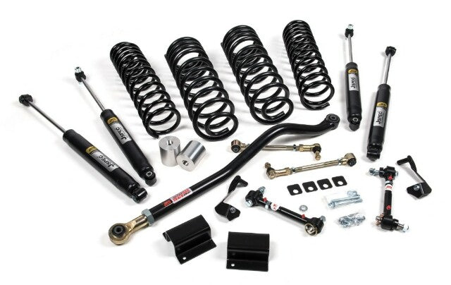 JKS JSPEC131K 2020-2023 compatible with Jeep Gladiator (JT) 3-3.5" Front 1.5-2" Rear Lift Kit- JSpec Shocks