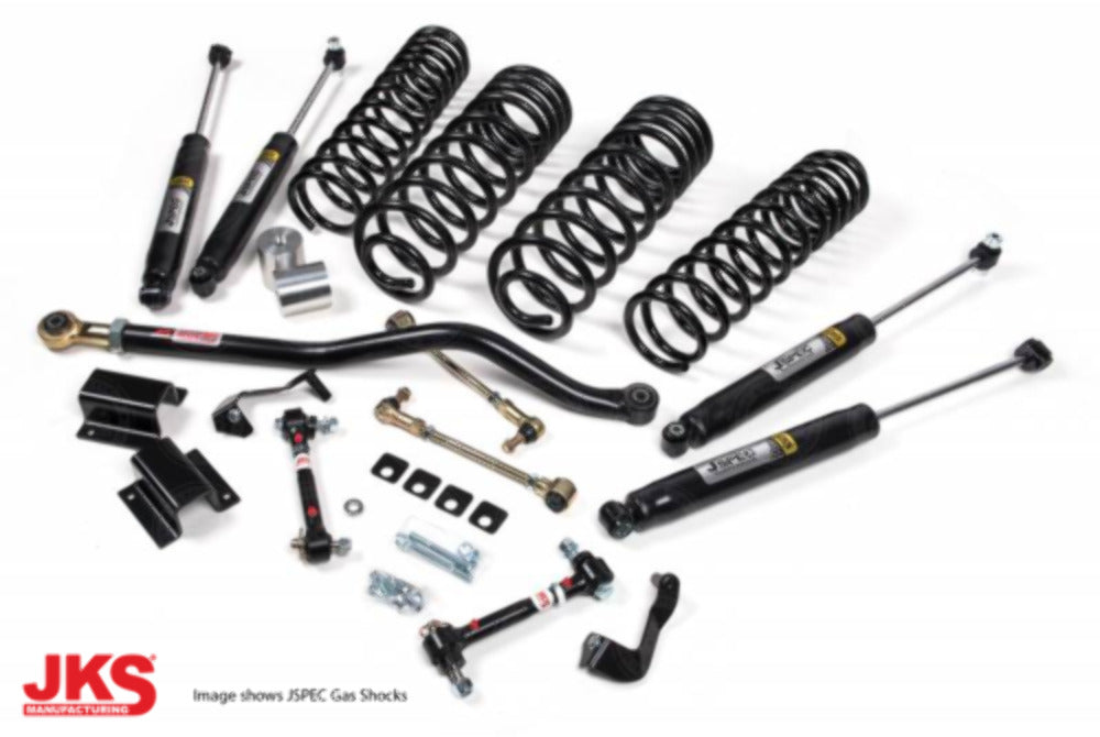 JKS JKSOGS956 2020-2023 Jeep Gladiator (JT) 3-3.5" Front 1.5-2" Rear Lift Kit- JSpec Shocks