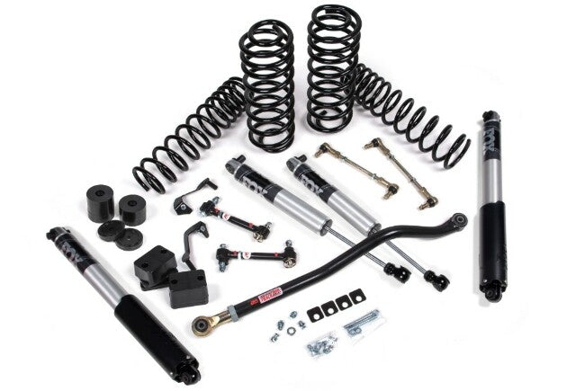 JKS 2020-2023 Compatible With Jeep Gladiator JT J-Venture 3-3.5" Front 1.5-2" Rear Lift Kit- Fox 2.5 Performance Series Shocks, Fits 2020-2023 Jeep Gladiator JT JSPEC131PS