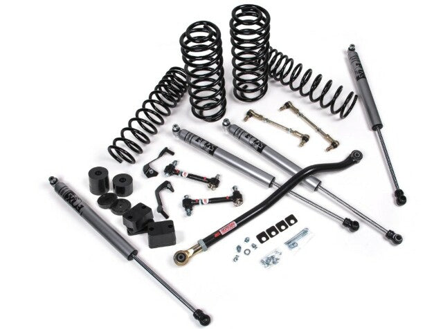 JKS JSPEC132KFA 2018-2024 compatible with Jeep Wrangler (JL) J-Venture 3" 2Dr w/Fox Adventure Series Shocks, STD Rate Coils