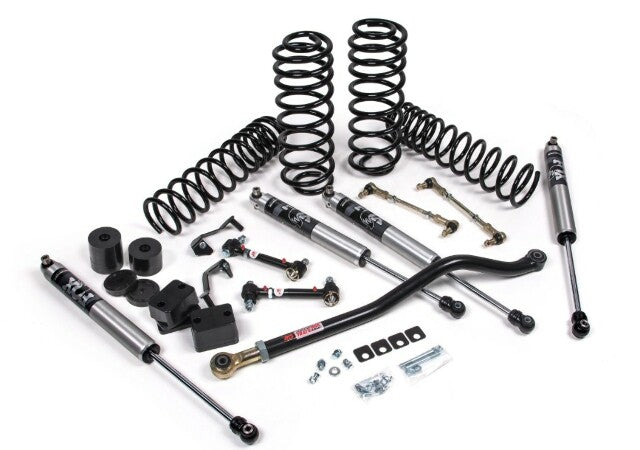 JKS JSPEC132KFP 2018-2024 compatible with Jeep Wrangler (JL) J-Venture 3" 2Dr w/Fox 2.0 Performance Series Shocks, STD Rate Coils