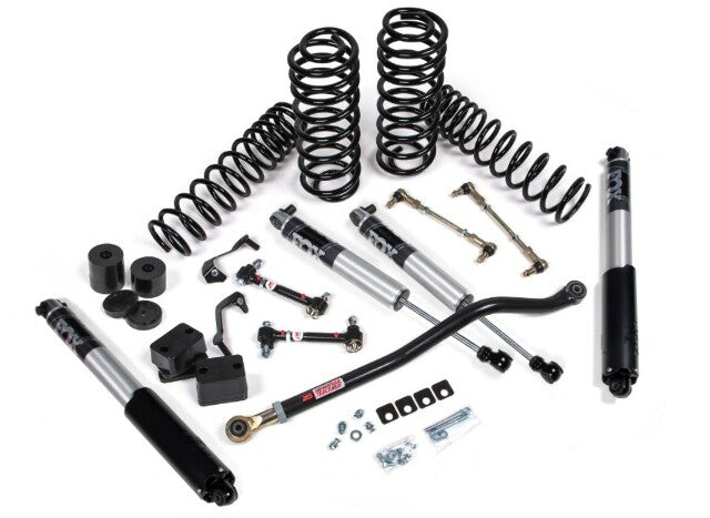 JKS JSPEC132PS 2018-2024 compatible with Jeep Wrangler (JL) J-Venture 3" 2Dr w/Fox 2.5 Performance Series Shocks, STD Rate Coils