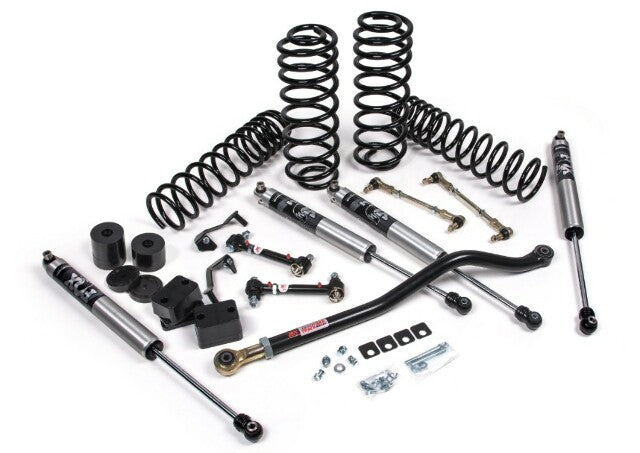 JKS JSPEC133KFP 2018-2024 compatible with Jeep Wrangler (JL) J-Venture 3" 2Dr w/Fox 2.0 Performance Series Shocks, HD Rate Coils