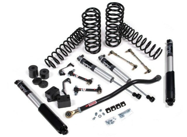 JKS 2018-2024 Compatible With Jeep Wrangler JL J-Venture 3" 2Dr W, Fox 2.5 Performance Series Shocks, HD Rate Coils, Fits 2018-2024 Jeep Wrangler JL JSPEC133PS