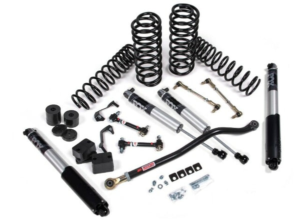 JKS 2018-2024 Compatible With Jeep Wrangler JL J-Venture 3" 2Dr W, Fox 2.5 Performance Series Shocks, HD Rate Coils, Fits 2018-2024 Jeep Wrangler JL JSPEC133PS