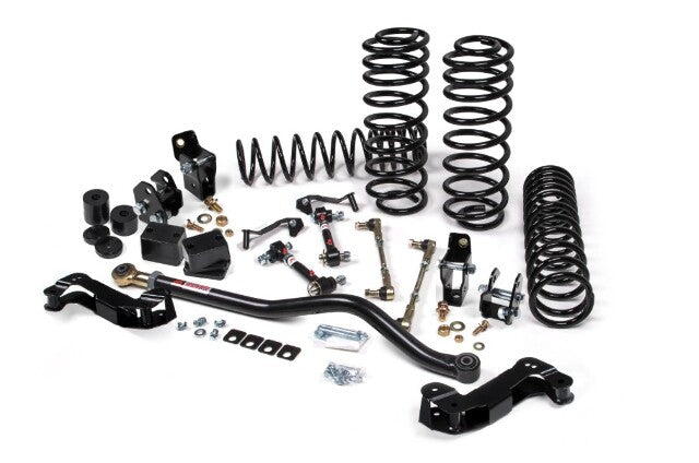 JKS JSPEC134KNS 2018-2024 compatible with Jeep Wrangler (JL) J-Kontrol 3" 2Dr w/Shock Extension Brackets, STD Rate Coils