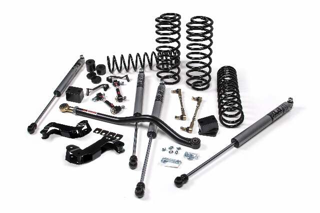 JKS 2018-2024 Fits Jeep Wrangler JL J-Kontrol 3" 2Dr W, FOX Adventure Series Shocks, HD Rate Coils, Fits 2018-2024 Jeep Wrangler JL JSPEC135KFA