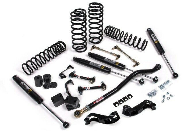 JKS JSPEC137PS 2018-2024 compatible with Jeep Wrangler (JL) J-Kontrol 2.5" 4Dr w/Fox 2.5 Performance Series Shocks, STD Rate Coils