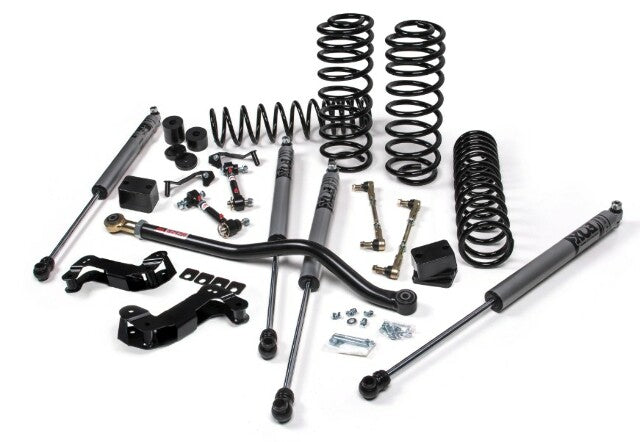 JKS JSPEC138KFA 2018-2024 compatible with Jeep Wrangler (JL) J-Kontrol 2.5" 4Dr w/Fox 2.5 Adventure Series Shocks, HD Rate Coils
