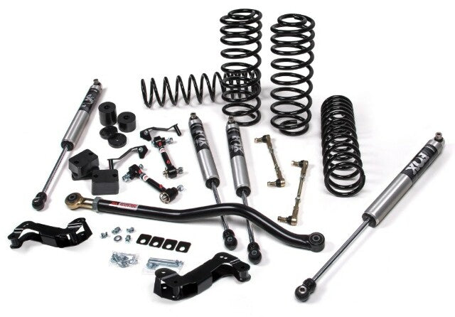 JKS JSPEC138KFP 2018-2024 compatible with Jeep Wrangler (JL) J-Kontrol 2.5" 4Dr w/Fox 2.0 Performance Series Shocks, HD Rate Coils