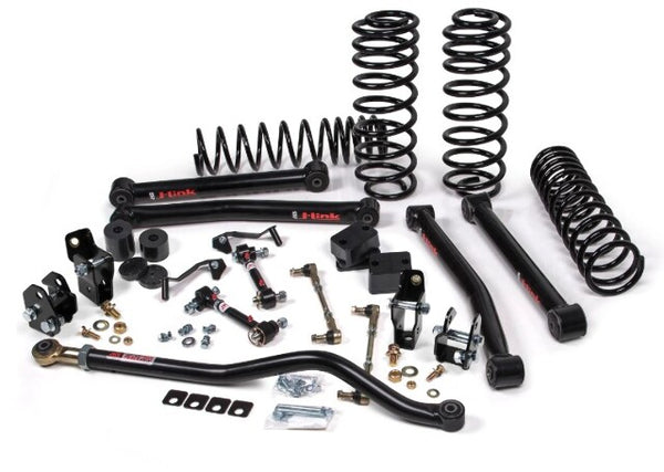 JKS 2018-2024 Compatible With Jeep Wrangler JL J-Konnect 3" 2Dr W, Shock Extension Brackets, HD Rate Coils, Fits 2018-2024 Jeep Wrangler JL JSPEC146KNS