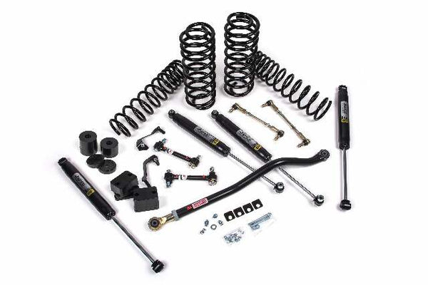 JKS 2021-2024 Compatible With Jeep Wrangler JL 4xe 4Dr 2" J-Venture Suspension Lift Kit JSpec Shocks, Fits 2021-2024 Jeep Wrangler JL JSPEC172K