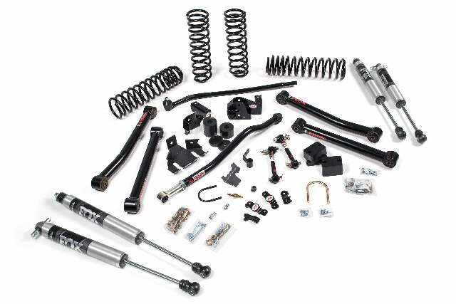 JKS 2021-2024 Compatible With Jeep Wrangler JL 4xe 4Dr 2" J-Konnect Suspension Lift Kit W, Fox 2.0 Ifp Ps Shocks, Fits 2021-2024 Jeep Wrangler JL JSPEC174KFP