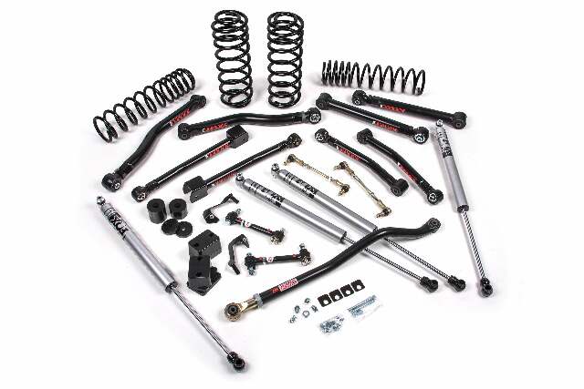 JKS JSPEC175KFA 2021-2024 compatible with Jeep Wrangler (JL) 4xe 4Dr 2" J-Krawl Suspension Lift Kit Fox 2.0 Adv Series Shocks