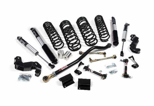 JKS 2020-2023 Compatible With Jeep Gladiator JT 4WD 3-3.5" J-Kontrol Suspension Lift Kit, 1.5-2" Rear W, Fox 2.5 Performance Shocks, Fits 2020-2023 Jeep Gladiator JT JSPEC176PS