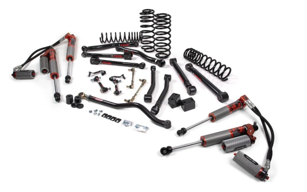 JKS 2020-2023 Fits Jeep Gladiator JT 3.5" Front 2" Rear Lift Kit J-Krawl, Rubber FOX 3.0 Frs Ibp R, R Dsc Front, Rear, Fits 2020-2023 Jeep Gladiator JT JSPEC198FRS