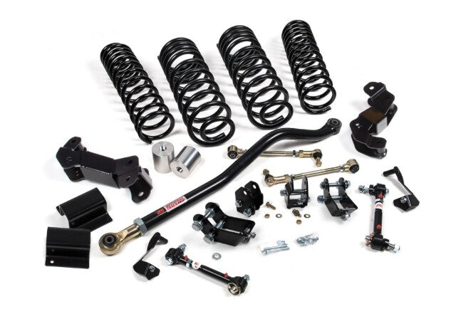 JKS 2020-2025 Fits Jeep Gladiator JT 4WD 3-3.5" J-Kontrol Suspension Lift Kit, 1.5-2" Rear Mojave W, Shock Extension Brackets, Fits 2020-2025 Jeep Gladiator JT JSPEC201