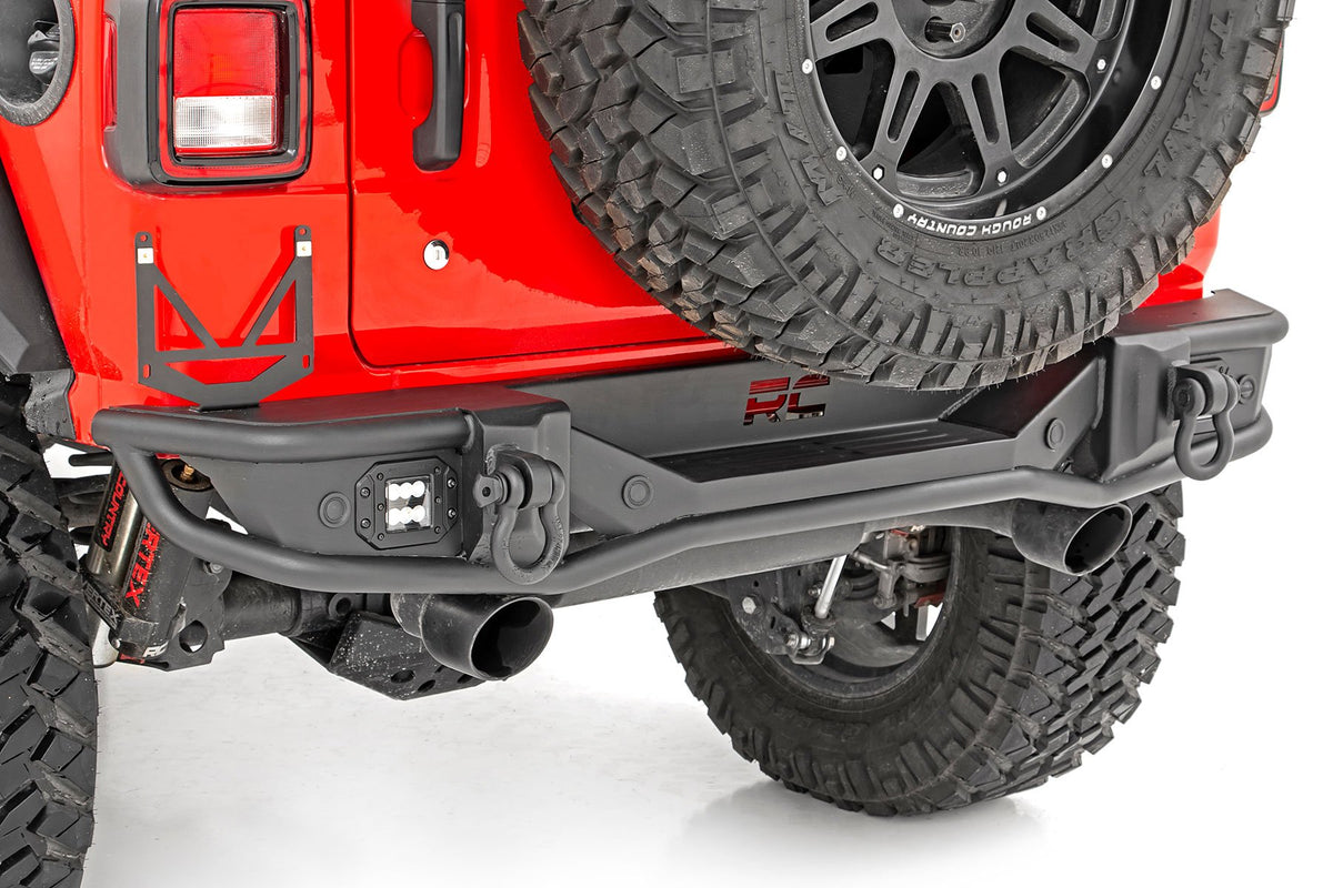 Rough Country Rear Bumper Tubular Fits Jeep Wrangler Jl 4WD (2018-2023) 10648