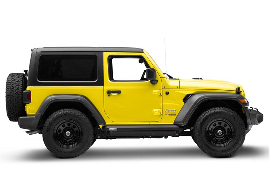 Amp Research Open Box Powerstep Xl 1.5" Additional Drop 18-22 compatible with Jeep Wrangler Jl, 2-Door, Gas Only 77133-01A