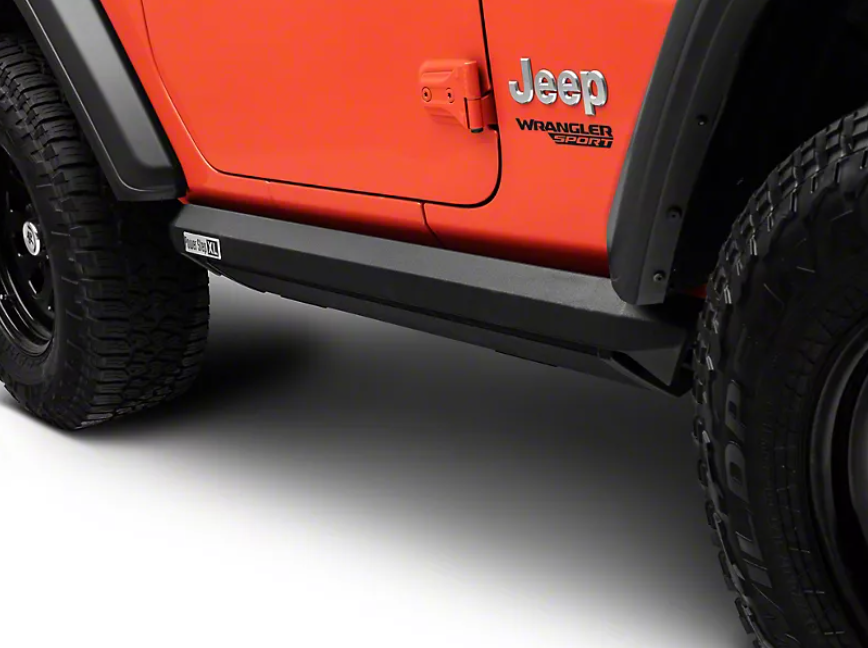 Amp Research Open Box Powerstep Xl 1.5" Additional Drop 18-22 Jeep Wrangler Jl, 2-Door, Gas Only 77133-01A